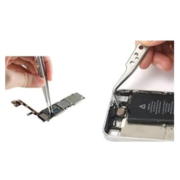Anti-Static Tweezers Set stainless steel straight curved tips